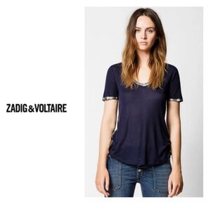 NEW! Zadig & Voltaire «Tino» foil tshirt✨